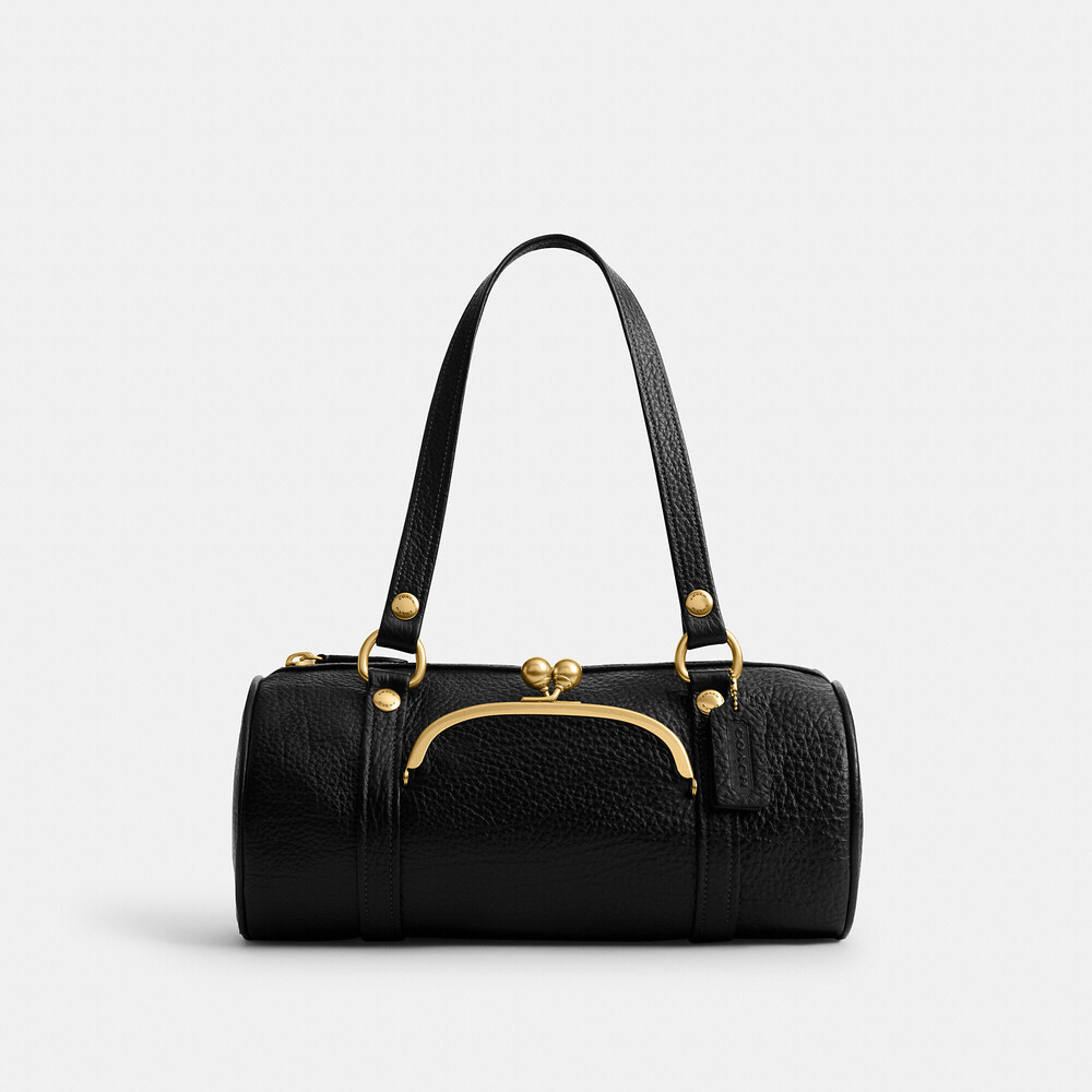Coach Kisslock Barrel Bag